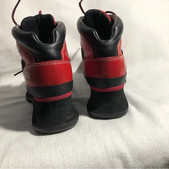 Timberland Leather Wedge Lace Up Boots Hiking - Picture 4 of 8